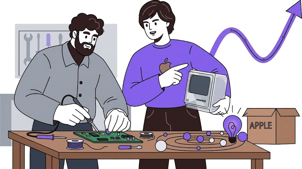 두 친구가 회사를 만들기로 한 날 — 잡스와 워즈니악의 Apple