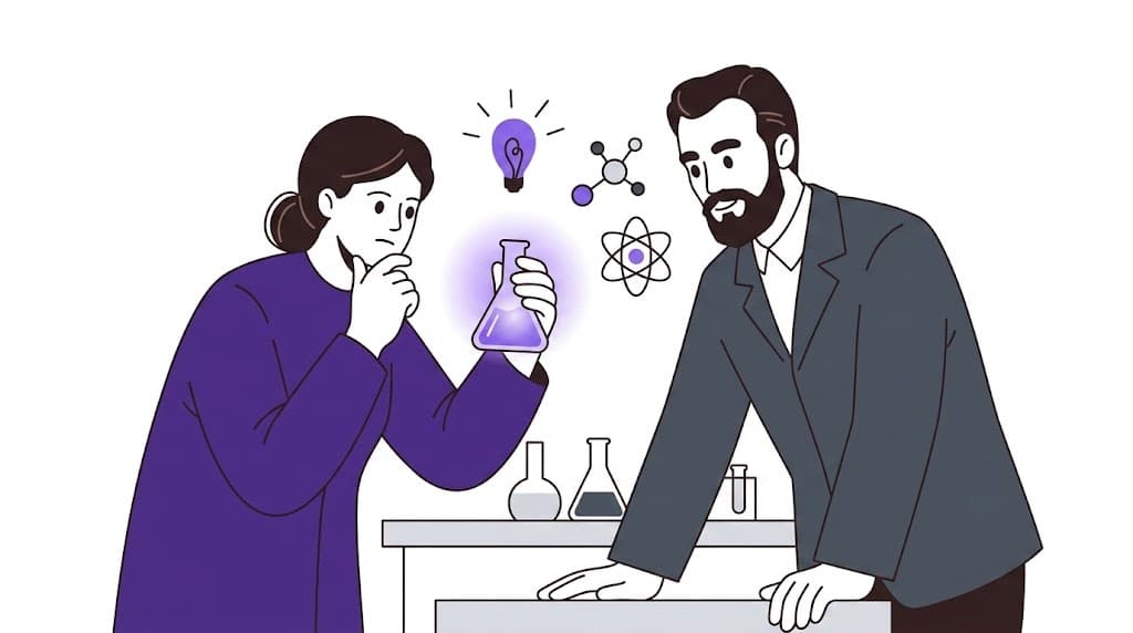 When One Person's Discovery Changed Another's Path: Marie, Pierre Curie, and Radium