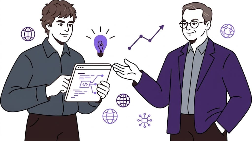 A year of 50 interviews, 50 rejections—until one person passed. What made the difference wasn't business credentials. Page and Schmidt's 17-year collaboration through the Work DNA lens.